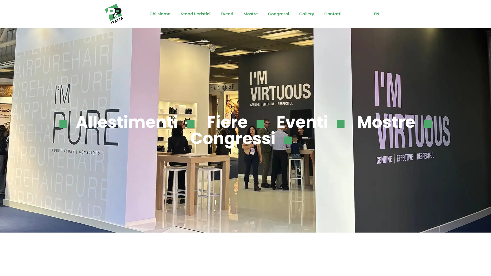 P&P Italia homepage
